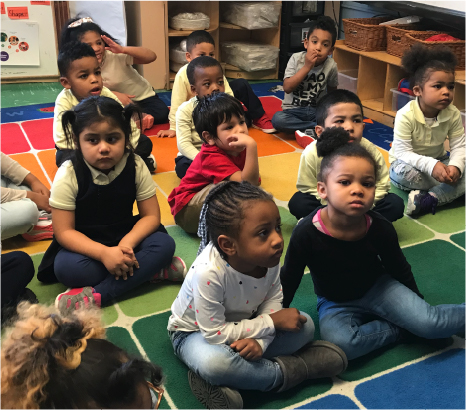 Kids Listening to Book Reading